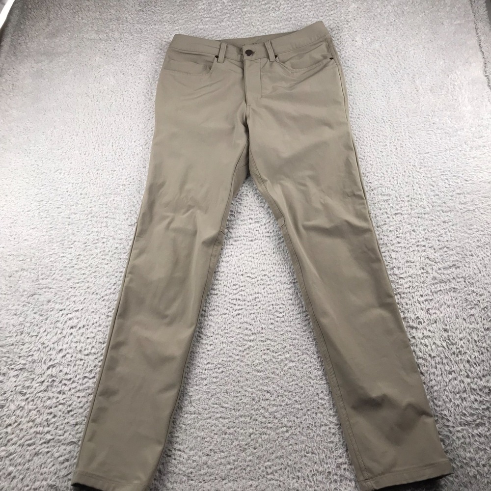Lululemon ABC Slim-Fit 5-Pocket Pant Mens 28 (30x30) Performance Chino‎ *Flaw
